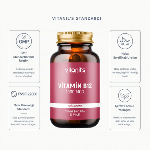 Vitanil's Vitamin B12 60 Tablet