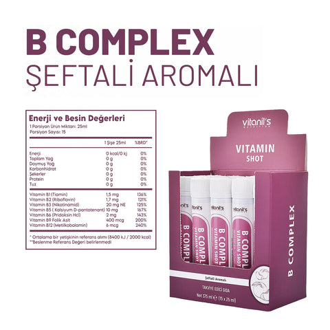 Vitanil's Vitamin B Complex 15 Şişe