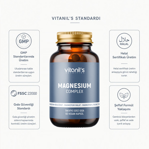Vitanil's Magnezyum Complex 60 Kapsül