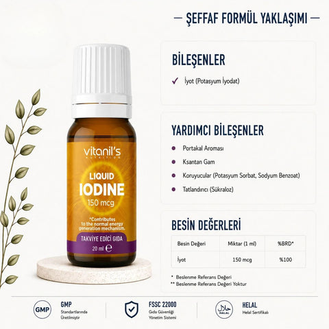 Vitanil's İyot Damlası 20 ml