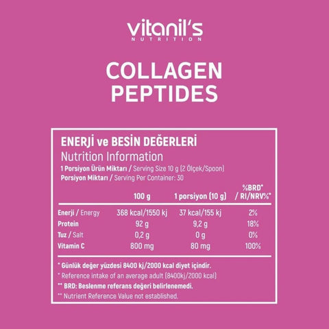Vitanil's Collagen Peptides 300 g