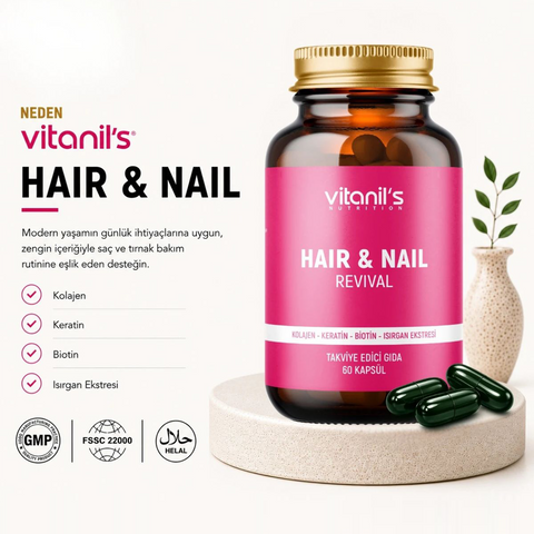 Vitanil's Revival Hair & Nail 60 Kapsül