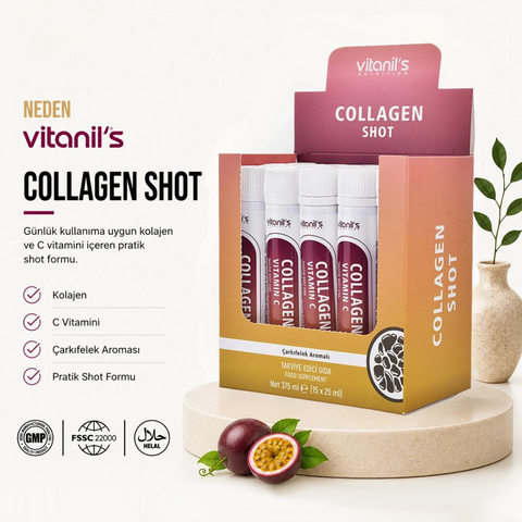 Vitanil's Collagen Çarkıfelek Aromalı 15 Şişe