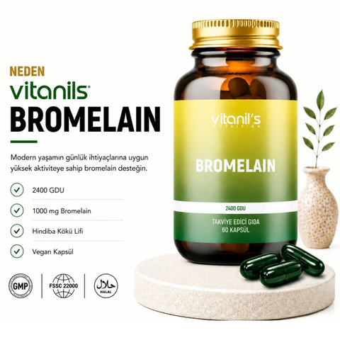 Vitanil's Bromelain 60 Kapsül